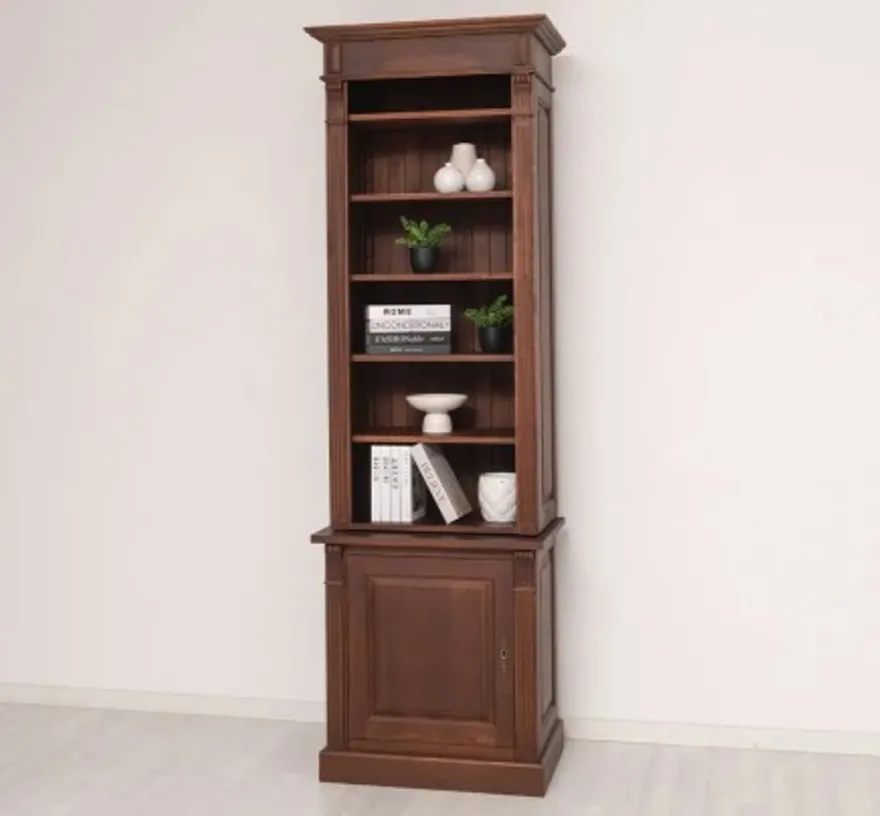Casa Padrino Bücherregal im Landhausstil, 77 x 48 x 237 cm