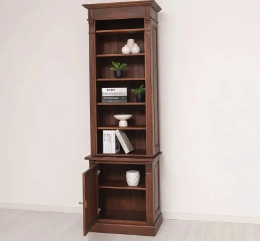 Casa Padrino Bücherregal im Landhausstil, 77 x 48 x 237 cm