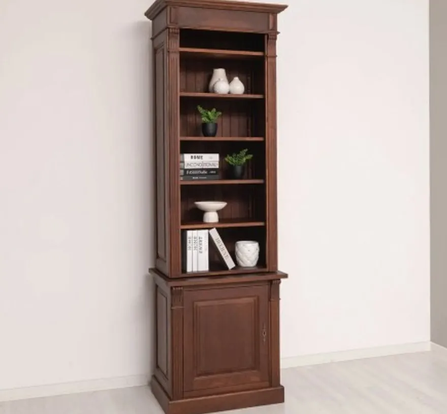 Casa Padrino Bücherregal im Landhausstil, 77 x 48 x 237 cm