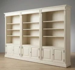 Casa Padrino Bücherregal im Landhausstil, 340 x 46 x 197 cm