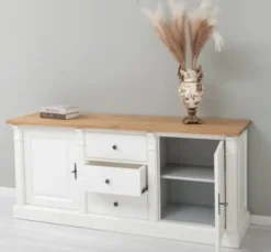 Casa Padrino Bücherregal im Landhausstil, 179 x 51 x 78 cm