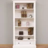 Casa Padrino Bücherregal im Landhausstil mit 1 Schublade, 100 x 32 x 195 cm