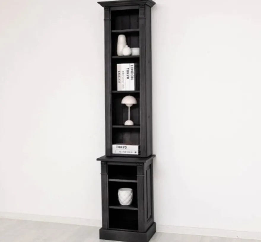 Casa Padrino Bücherregal im Landhausstil, 53 x 40 x 230 cm