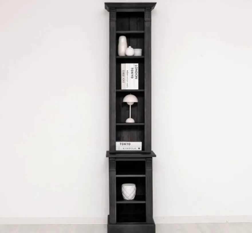 Casa Padrino Bücherregal im Landhausstil, 53 x 40 x 230 cm