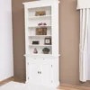 Casa Padrino Bücherregal im Landhausstil mit 2 Türen, 100 x 40 x 240 cm