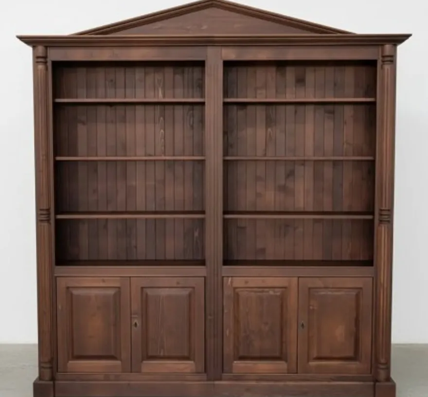 Casa Padrino Bücherregal im Landhausstil, 220 x 38 x 230 cm