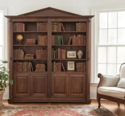 Casa Padrino Bücherregal im Landhausstil, 220 x 38 x 230 cm