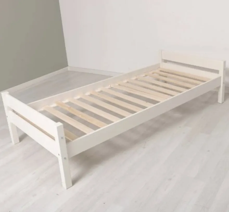 Casa Padrino Bett im Landhausstil, 200 x 90 x 50 cm