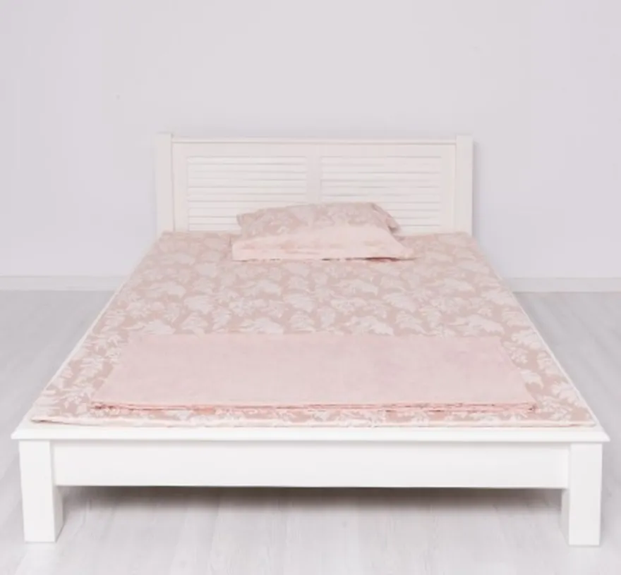 Casa Padrino Bett im Landhausstil, 140 x 200 x 82 cm
