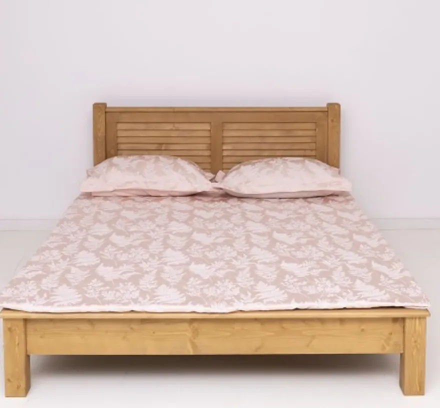 Casa Padrino Bett im Landhausstil, 140 x 200 x 82 cm
