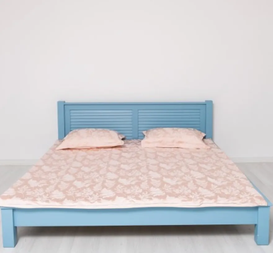 Casa Padrino Bett im Landhausstil, 140 x 200 x 82 cm