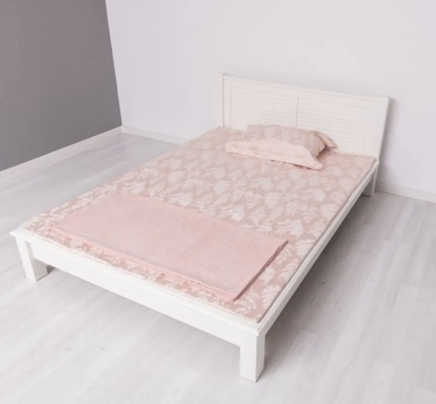 Casa Padrino Bett im Landhausstil, 140 x 200 x 82 cm