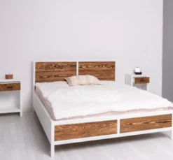 Casa Padrino Bett im Landhausstil, 140 x 200 x 110 cm