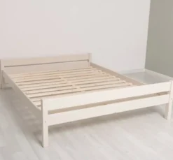 Casa Padrino Bett im Landhausstil, 200 x 140 x 50 cm