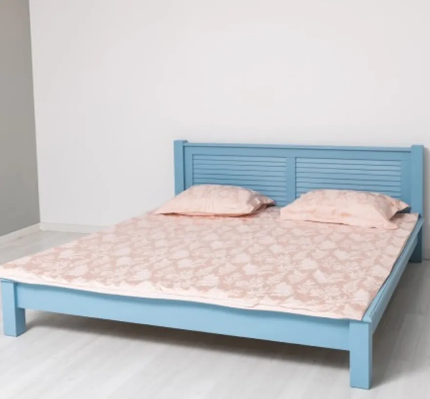 Casa Padrino Bett im Landhausstil, 160 x 200 x 82 cm