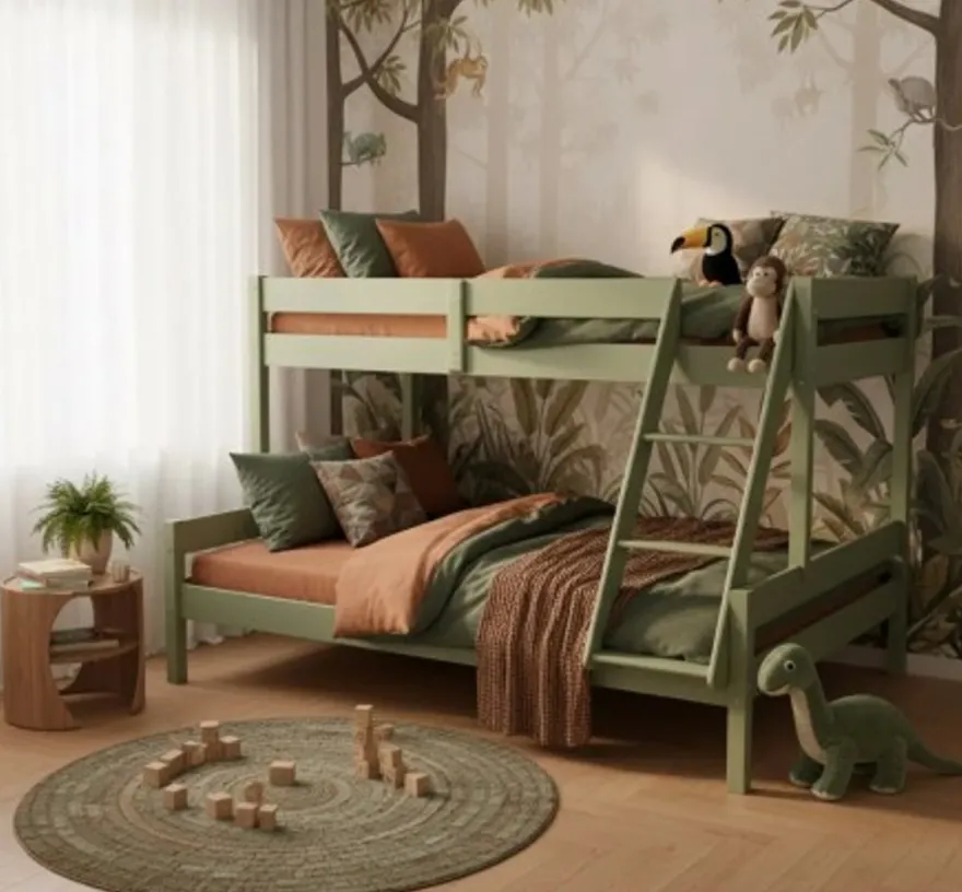 Casa Padrino Bett im Landhausstil, 200 x 140 x 131 cm