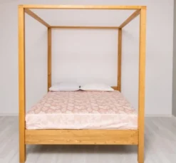 Casa Padrino Bett im Landhausstil, 180 x 200 x 214 cm
