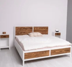 Casa Padrino Bett im Landhausstil, 180 x 200 x 110 cm