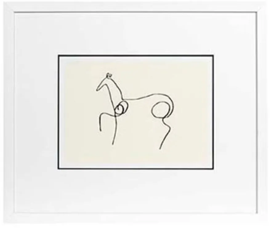 Casa Padrino Bilder 2er Set Picasso 65 x H. 154 cm - Luxus Hotel Dekoration