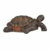 Casa Padrino Bronze Deko Skulptur Schildkröte 28,5 cm - Deko Figur