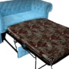 Casa Padrino Chesterfield 2er Sofa in Hell Blau 180 x 100 x H. 80 cm - Luxus Chesterfield Schlafsofa
