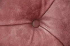Casa Padrino Chesterfield Luxus Echt Leder Sofa 2.5 Sitzer Vintage Leder Galata Red Breite 220 cm