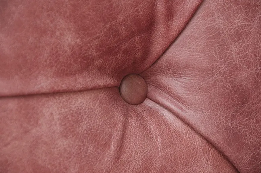 Casa Padrino Chesterfield Luxus Echt Leder Sofa 2.5 Sitzer Vintage Leder Galata Red Breite 220 cm