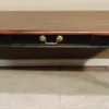 Casa Padrino Couchtisch im Antik Stil, Schwarz / Braun, Massivholz Pinie und Metall, 140 x 70 x 48 cm