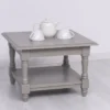 Casa Padrino Couchtisch im Landhausstil, 65 x 65 x 45 cm