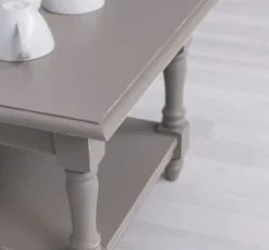 Casa Padrino Couchtisch im Landhausstil, 65 x 65 x 45 cm