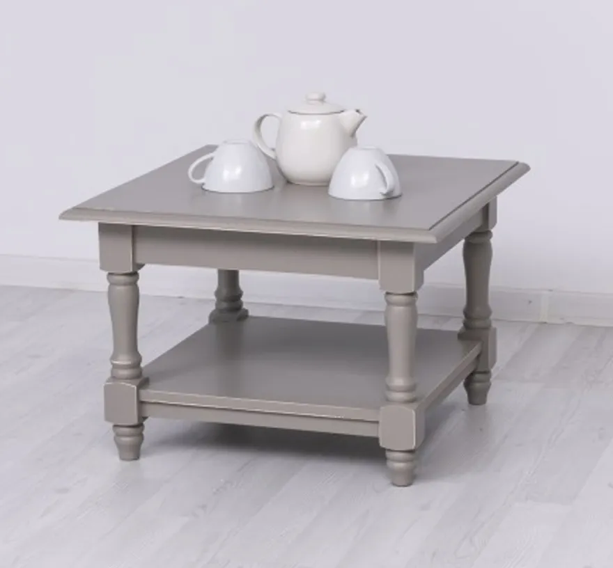 Casa Padrino Couchtisch im Landhausstil, 65 x 65 x 45 cm