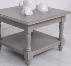 Casa Padrino Couchtisch im Landhausstil, 65 x 65 x 45 cm