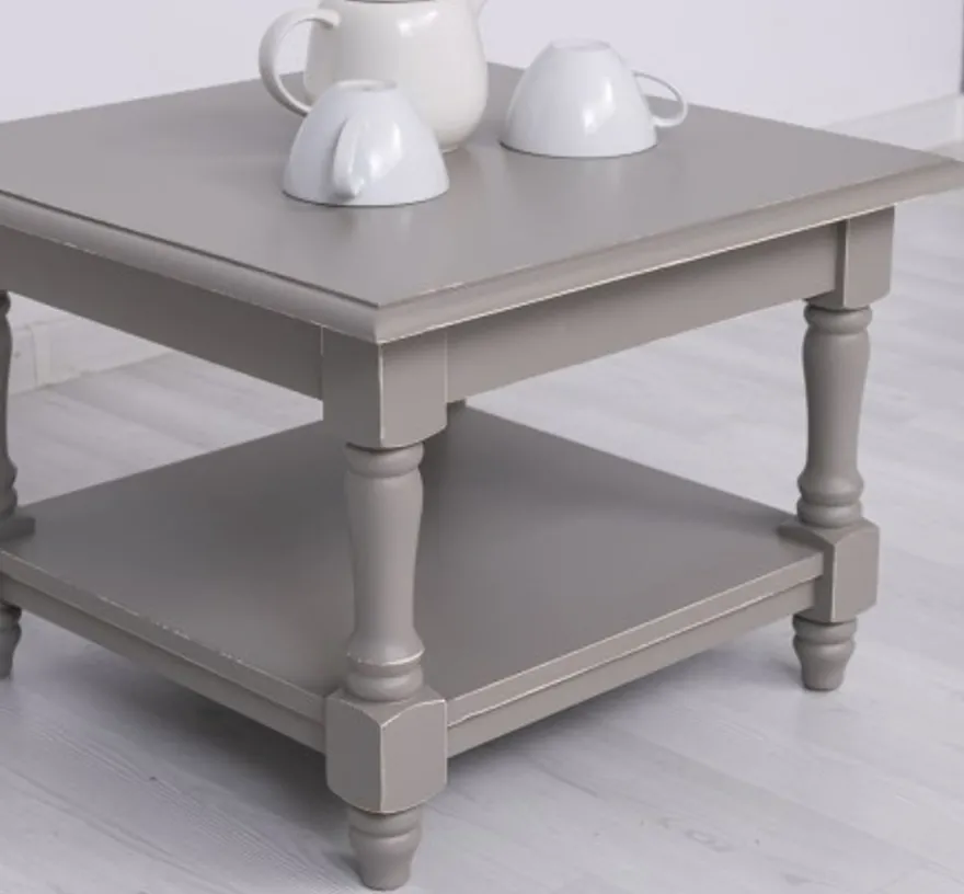 Casa Padrino Couchtisch im Landhausstil, 65 x 65 x 45 cm