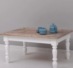 Casa Padrino Couchtisch im Landhausstil, 90 x 65 x 45 cm