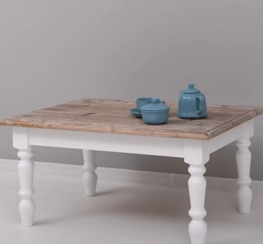 Casa Padrino Couchtisch im Landhausstil, 90 x 65 x 45 cm