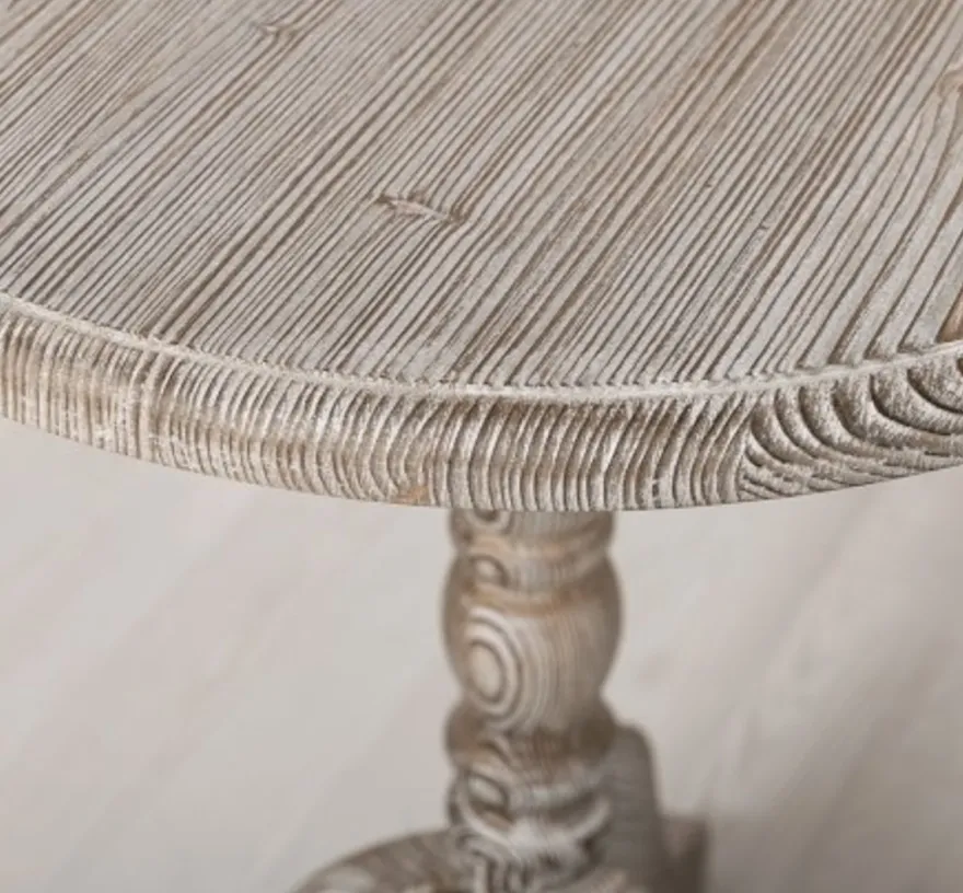 Casa Padrino Couchtisch im Landhausstil Sandkiefer, 60 x 60 x 78 cm