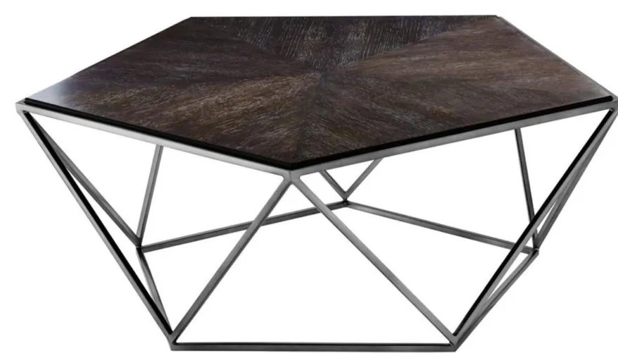 Casa Padrino Couchtisch / Wohnzimmertisch 94 x 94 x H. 38 cm - Luxus Möbel