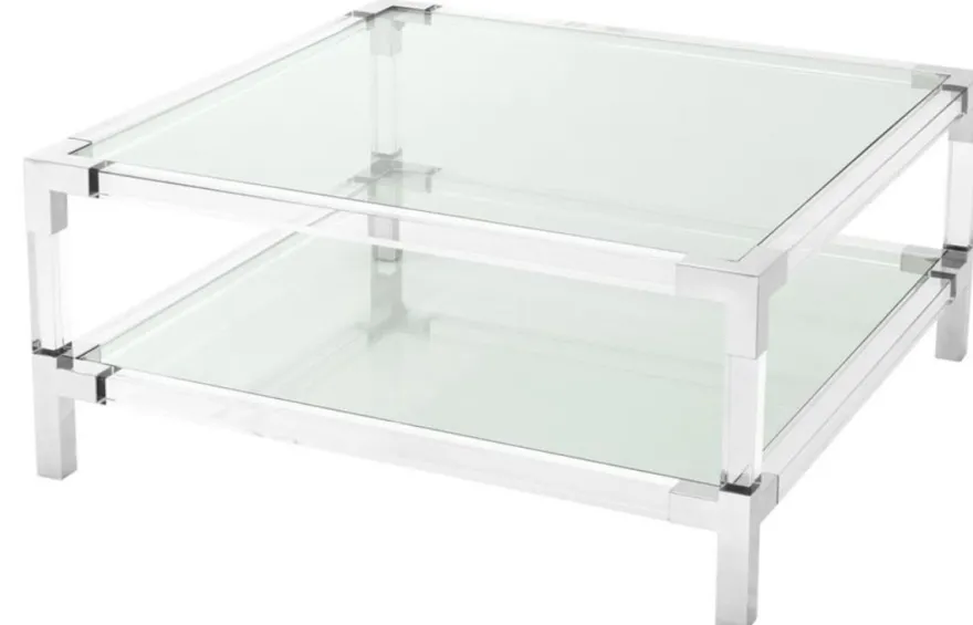 Casa Padrino Couchtisch 100 x 100 x H. 45 cm - Luxus Designer Möbel