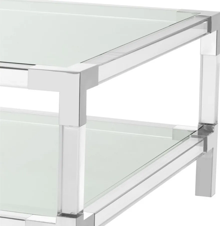 Casa Padrino Couchtisch 100 x 100 x H. 45 cm - Luxus Designer Möbel