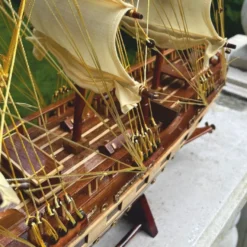 Casa Padrino Deko Segelschiff France II 74 cm - Handgefertigtes Modellschiff