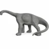Casa Padrino Deko Skulptur Dinosaurier Brachiosaurus Grau 120 cm - Garten Figur