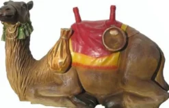 Casa Padrino Deko Skulptur Kamel Braun 90 cm - Garten Figur