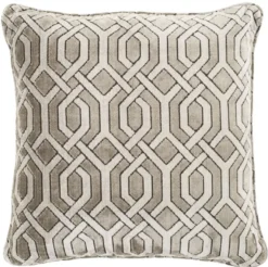 Casa Padrino Deko Zierkissen Grau 60 x 60 cm - Luxus Wohnzimmer Accessoires