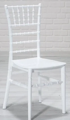 Casa Padrino Designer Acryl Stuhl Set Weiß 40 x 46 x H. 92,5 cm - Esszimmerstühle - Acryl Esszimmer Möbel