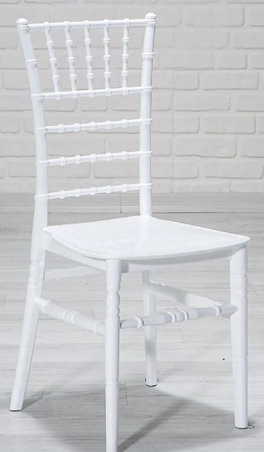 Casa Padrino Designer Acryl Stuhl Set Weiß 40 x 46 x H. 92,5 cm - Esszimmerstühle - Acryl Esszimmer Möbel