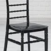 Casa Padrino Designer Acryl Stuhl Set Schwarz 40 x 46 x H. 92,5 cm - Esszimmerstühle - Acryl Esszimmer Möbel