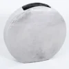Casa Padrino Designer Aluminium Blumenvase, Vintage Look, Silber, 38 x 8 x H 40 cm