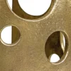 Casa Padrino Designer Beistelltisch Bronze Ø 50 x H. 60 cm - Runder Aluminium Tisch - Wohnzimmer Möbel - Luxus Möbel - Designer Möbel - Luxus Einrichtung - Designer Einrichtung