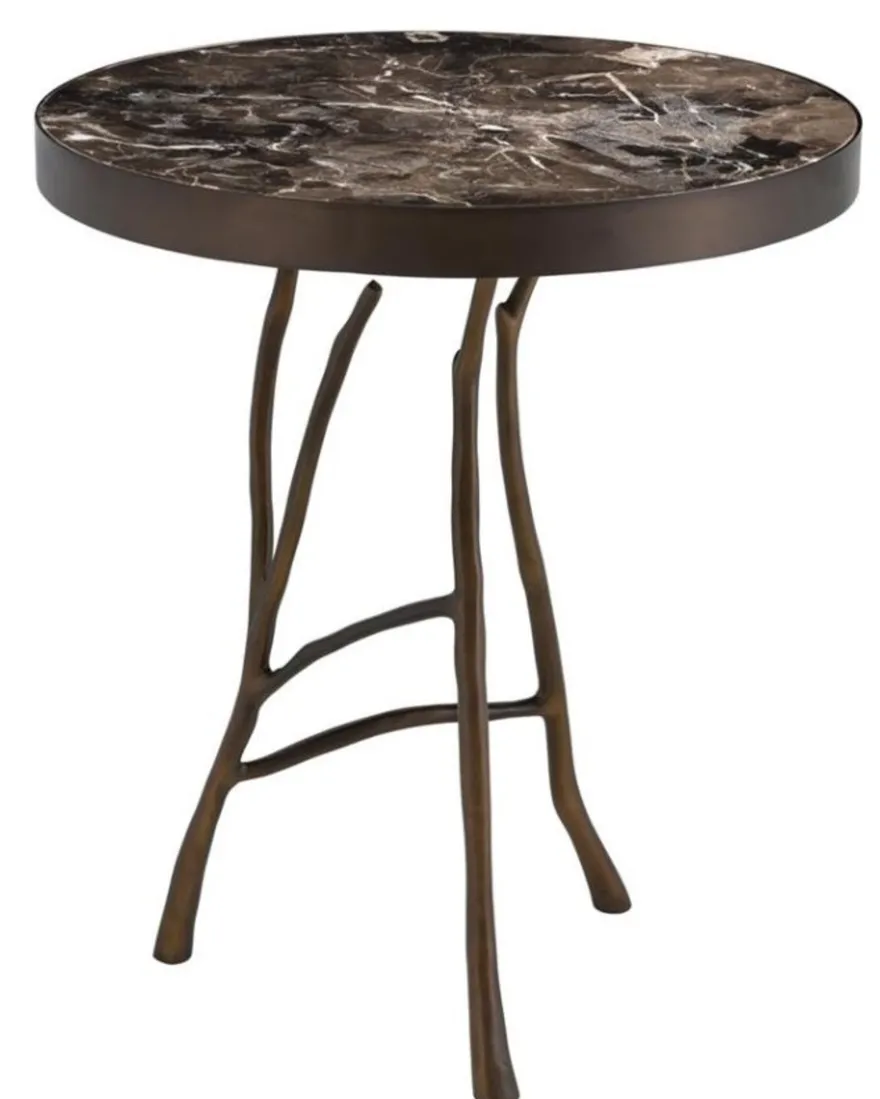 Casa Padrino Designer Beistelltisch 50 x H. 58 cm - Luxus Hotel Tisch