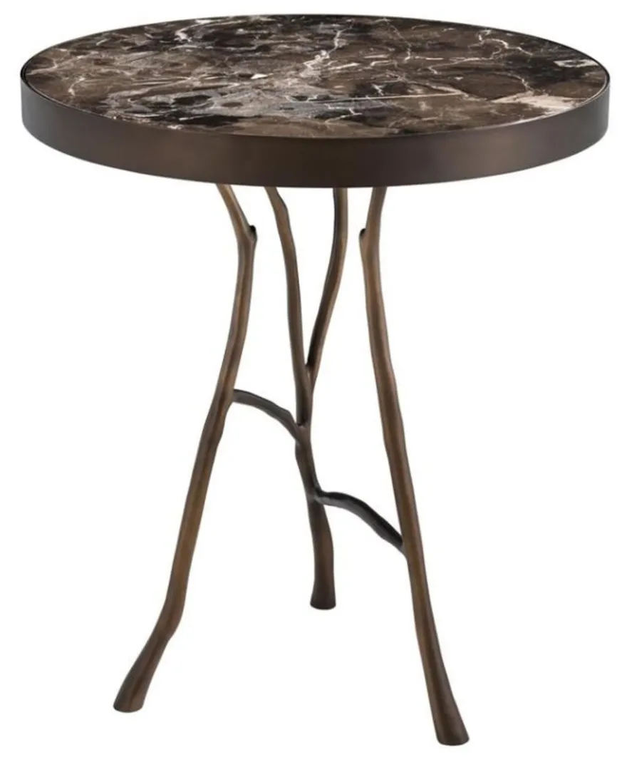 Casa Padrino Designer Beistelltisch 50 x H. 58 cm - Luxus Hotel Tisch